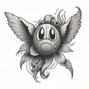 kirby tattoo design idea