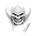 Constantine tattoo design idea