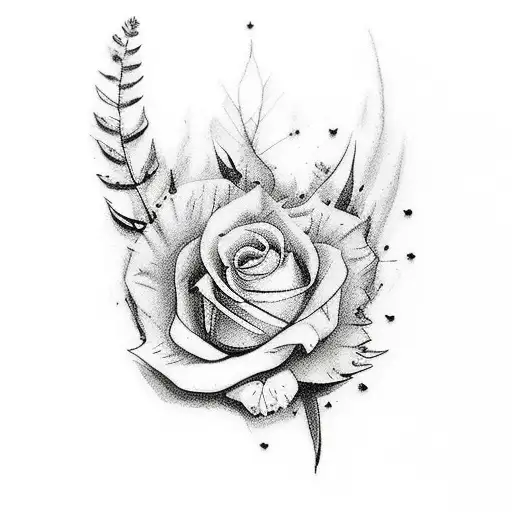 stencil di un tatuaggio polinesiano da avvolgere sull'avambraccio che rappresenta l'idea di fatica, necessaria per viver tattoo design idea