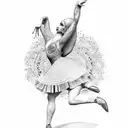 Spanish flaminco dancer tattoo design idea