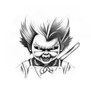 childs play, chucky tattoo design idea
