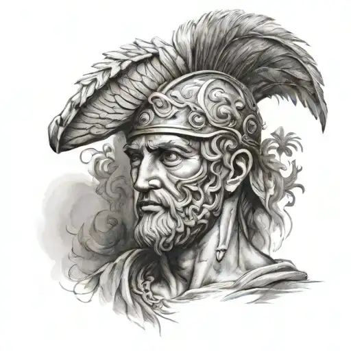 Roman empire tattoo design idea