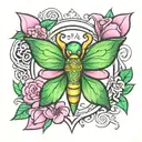 alpha kappa alpha tattoo design idea