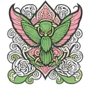 alpha kappa alpha tattoo design idea