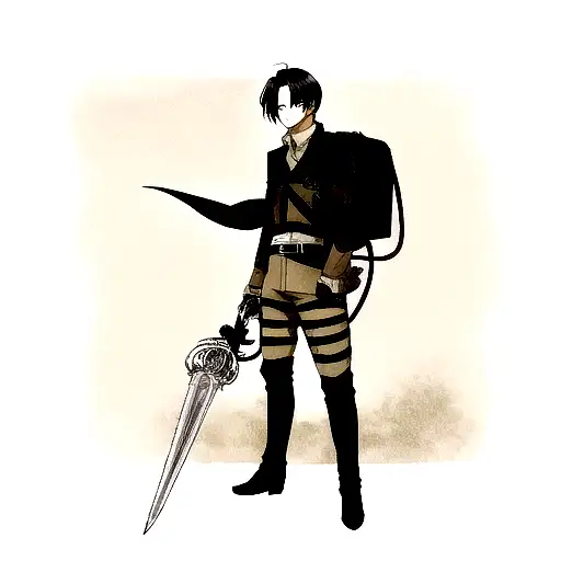 Levi from AoT tattoo design idea