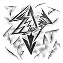 Lightning Bolt tattoo design idea