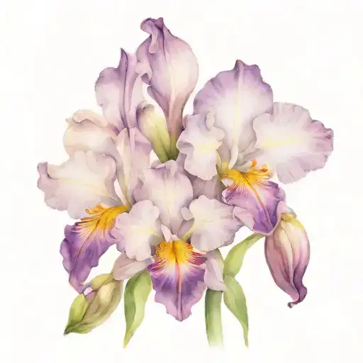 moon Iris Orion tattoo design idea