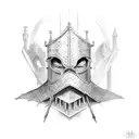 king baldwin iv black and white on forearm tattoo design idea