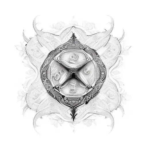 An intricate tattoo design inspired by Taylor Swift's lyrics, incorporating elements of storytelling, music, and empowerment tattoo design idea