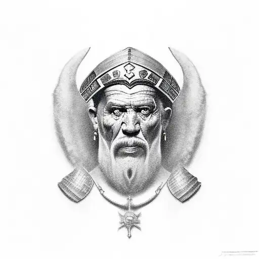 Skanderbeg tattoo design idea