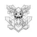 minecraft tattoo design idea