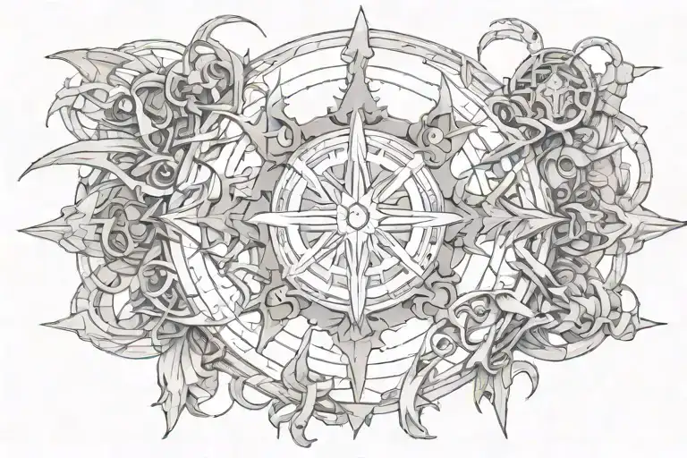 chosen one tattoo design idea