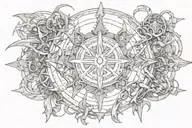 chosen one tattoo design idea