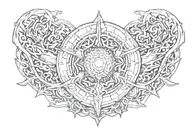 chosen one tattoo design idea