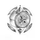 half sleeve tattoo, Nordic, Viking, runes tattoo design idea