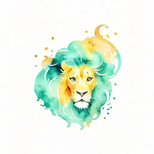 Galatasaray's symbol is the lion tattoo design idea