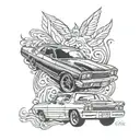 chevrolet impala tattoo design idea