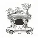 chevrolet impala tattoo design idea