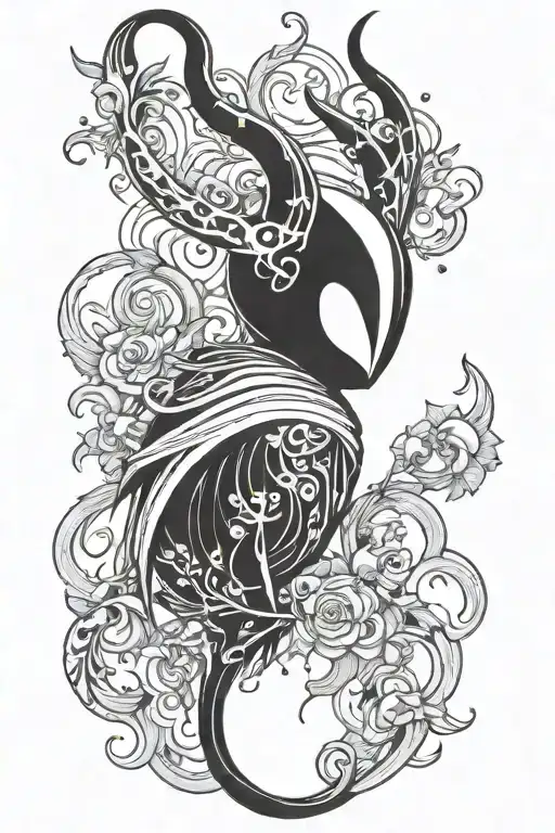hollow knight tattoo design idea