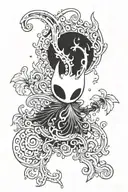 hollow knight tattoo design idea