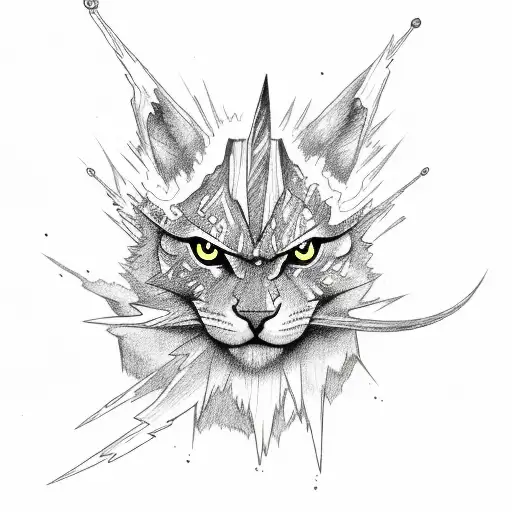 Lightning Bolt tattoo design idea