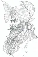 sikh warrior tattoo design idea
