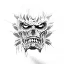 attack on titan tattoo design idea