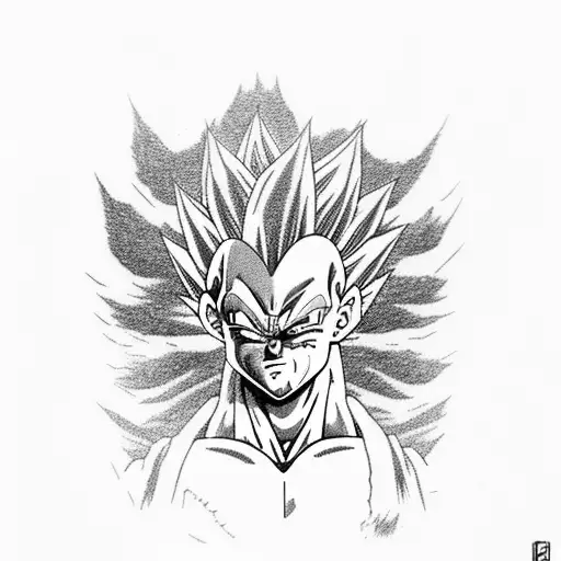 vegeta escanor quote about pride tattoo design idea