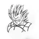 vegeta escanor quote about pride tattoo design idea