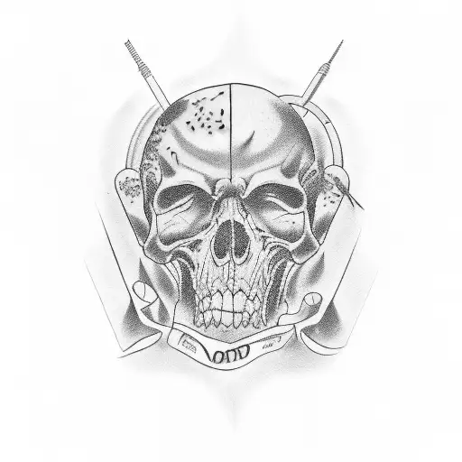 Memorial tattoo in black text saying "Dad 07•05•58 - 10•10•58" tattoo design idea