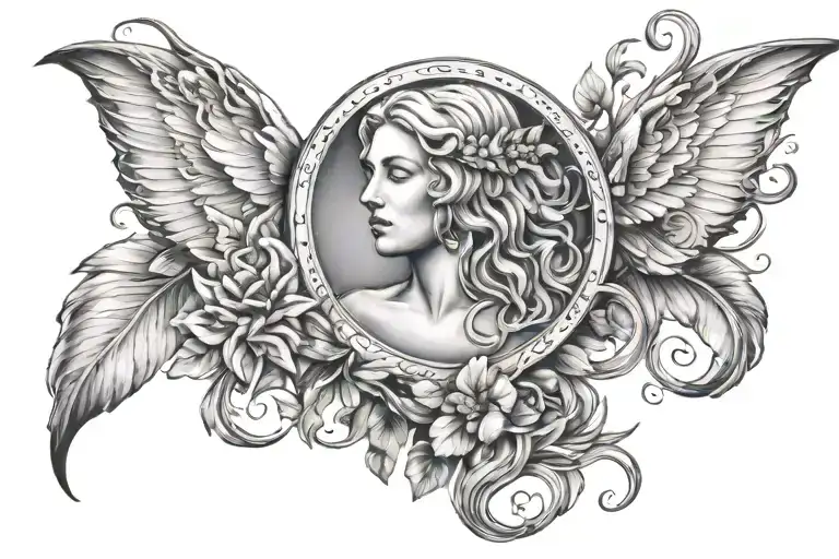 virgo zodiac sign tattoo tattoo design idea