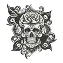 trust no one tattoo design idea