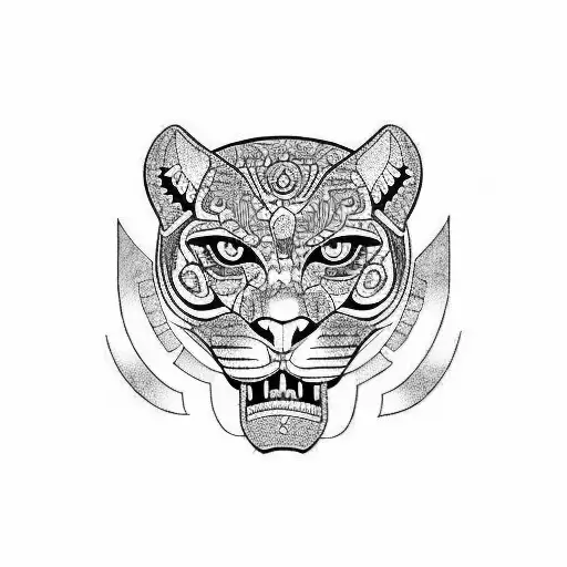 Mayan warrior Jaguar tattoo - YouTube