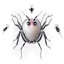 dark lattern with insects-cockroaches-spiders-ants-flies on it, the duality of life, dark, weird, apple tattoo design idea