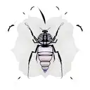 dark lattern with insects-cockroaches-spiders-ants-flies on it, the duality of life, dark, weird, apple tattoo design idea