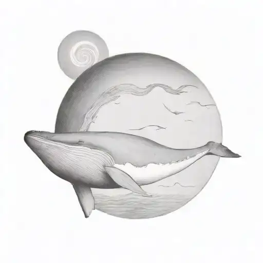 Change the whale to a seal tattoo design idea