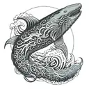 cover art from gojira album "from mars to sirius" but the whale has been changed to a seal tattoo design idea