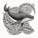 cover art from gojira album "from mars to sirius" but the whale has been changed to a seal tattoo design idea