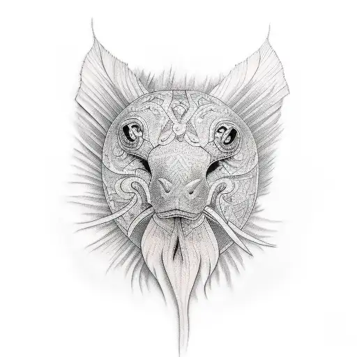 A broken reed tattoo design idea