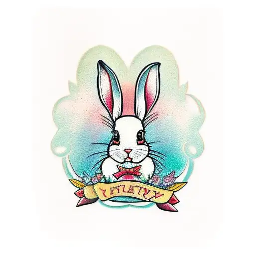 bunny  tattoo design idea