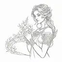 hestia  tattoo design idea