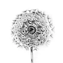 Dandelion Lasse tattoo design idea