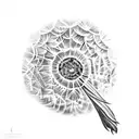 Dandelion Lasse tattoo design idea