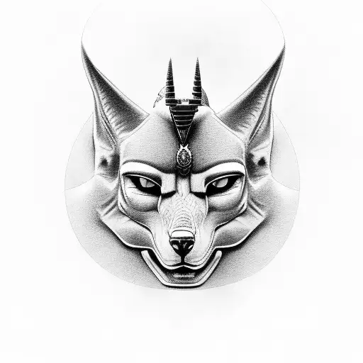 Anubis tattoo design idea