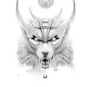 Anubis tattoo design idea