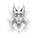 Anubis tattoo design idea