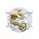  Golden Dragon, 2018 tattoo design idea