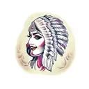 Indian actress tattoo design idea