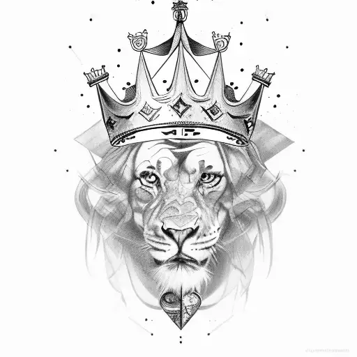 add the letters V P A to the crown tattoo design idea