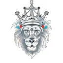 add the letters V P A to the crown tattoo design idea